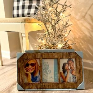 Triple Rustic Farmhouse Photo Frame Set size 5x7